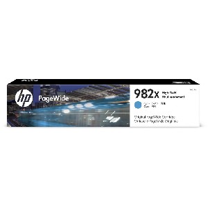 HP 982X High Yield Cyan Original PageWide Cartridge